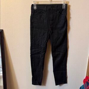 Classic Black Straight Leg Women's Jeans